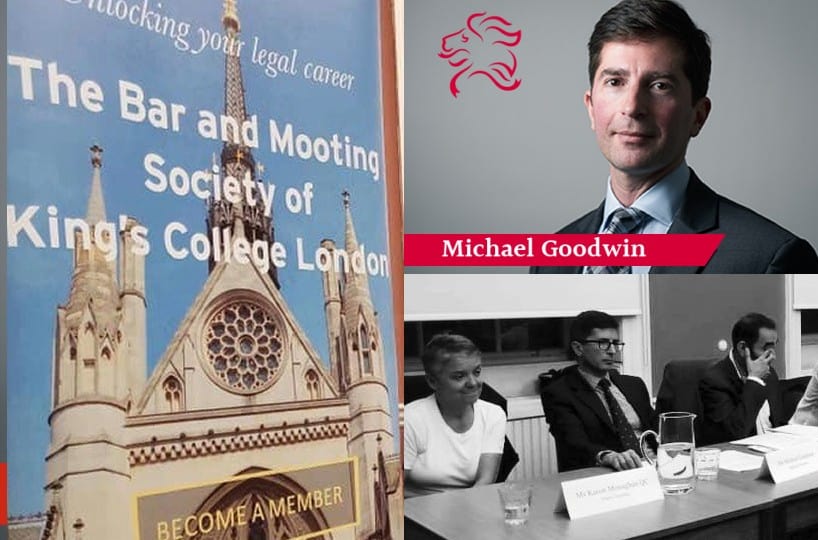Michael Goodwin represented the Criminal Bar at King’s College London Law Department Moot