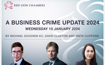 Michael Goodwin KC heads business crime training at JMW Solicitors