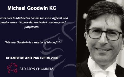 Ranked as a Leading King’s Counsel by Chambers UK & Legal 500 (2026)